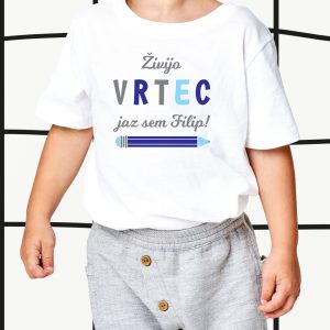 Fantovska majica "Živijo vrtec"
