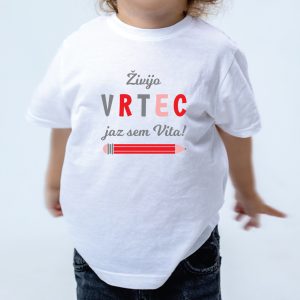 Dekliška majica "Živijo vrtec"