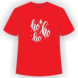 Moška božična majica ho ho ho