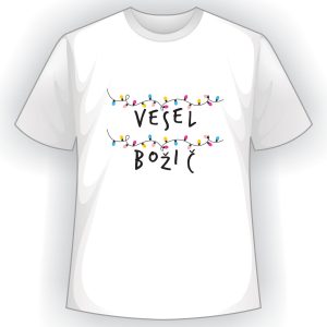 Ženska božična majica lučke