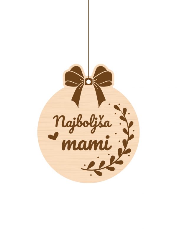 Božični okrasek z napisom - Image 6