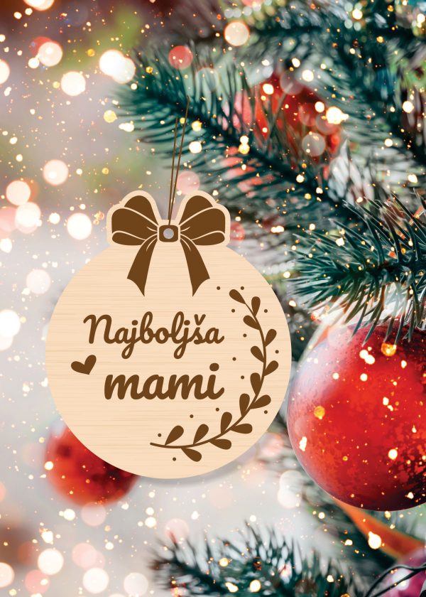 Božični okrasek z napisom - Image 5