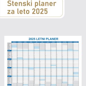 Veliki stenski planer 2025