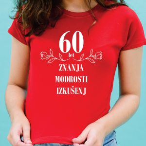 Ženska majica 60 let