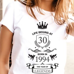 Ženska majica 30 let krona