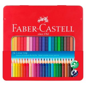 Barvice FABER-CASTELL, grip 24/1 kovina