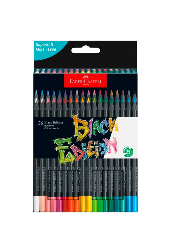 Barvice Faber-Castell, black edition 36/1