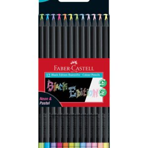 Barvice FABER-CASTELL, black edition pastel 12/1