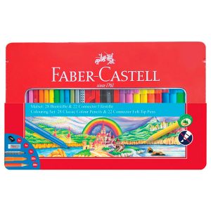 Set Faber-Castell Barvice + Flomastri