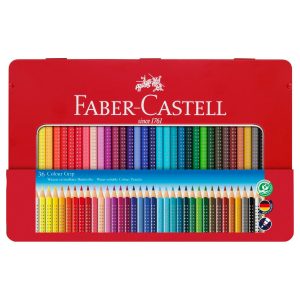 Barvice FABER-CASTELL, grip 36/1 kovina