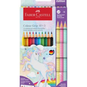 Barvice FABER-CASTELL, grip unicorn 10+3