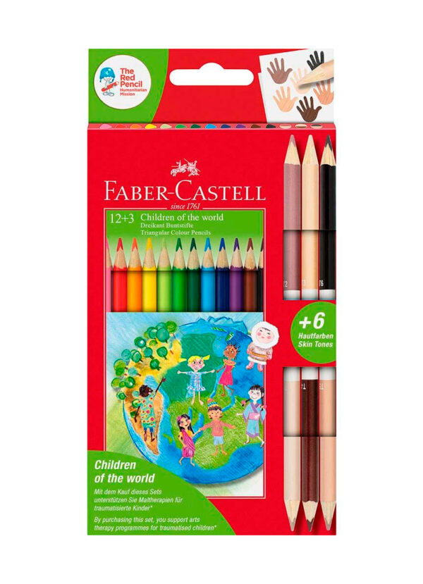 Barvice Faber-Castell OTROCI SVETA