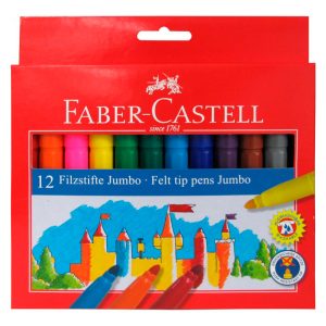 Flomastri jumbo Faber-Castell 12/1