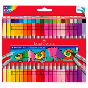 Flomastri FABER-CASTELL obojestranski 40/1