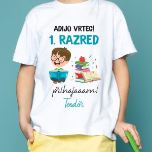 Fantovska majica "Pozdravljena šola"