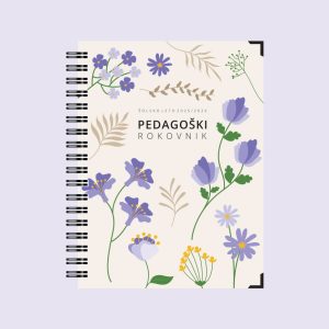 Pedagoški rokovnik 2025/2026 - vijolične rožice