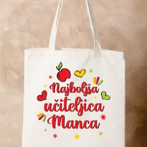 Bombažna vrečka za učiteljico